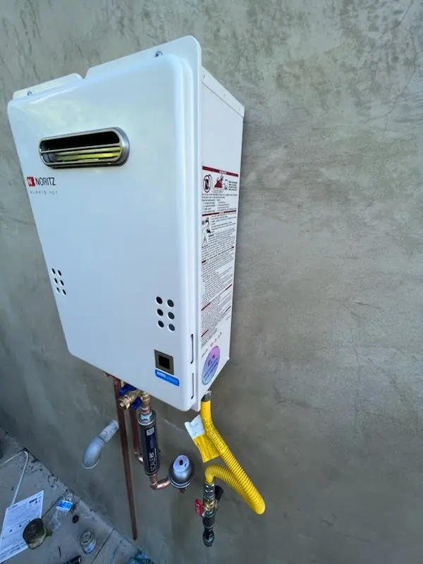 Tankless water heater installation for Beetree Manor homes